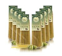 Antico Pastificio Morelli 1860 Srl Fettuccine con Aceitunas Verdes, Pasta De Sémola De Trigo Aromatizada - Lote De 8 x 250g