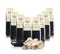 Antico Pastificio Morelli 1860 Srl Linguine Al Nero Di Seppia, Pasta Italiana De Sémola De Trigo Aromatizada - Lote De 8 x 250g