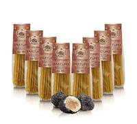 Antico Pastificio Morelli 1860 Srl Linguine Al Tartufo, Pasta Italiana De Sémola De Trigo Aromatizada con Trufa - Lote De 8 x 250g