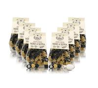 Antico Pastificio Morelli 1860 Srl Pasta Italiana De Sémola De Trigo con Tinta De Sepia - Formato Calamari - Lote De 8 x 250g
