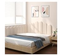 Anticolisión 3D Acolchado De Pared para Niños, Protector De Cabecera Suave Tapete De Pared, Autoadhesivo Impermeable Pegatinas De Pared para Dormitorio Infantil Cuarto De Jugar (Color : White, Size