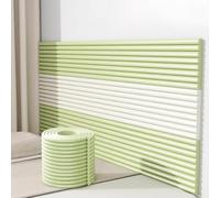 Anticolisión Acolchado Pared de Esponja Autoadhesivo - Multiusos Protector Pared Cama Niños Autismo, Espuma para Tapizar Paneles Decorativos Para Pared DIY Cortable para Tatami(Grass green,30x200cm)