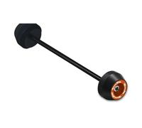 Anticolisión Para TENERE 700 Tenere700 2019 20 21 22 23 2024 Eje De La Rueda Delantera Trasera Horquilla Crash Sliders Falling Protector Pad(Rear Orange)