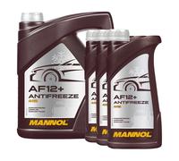 Anticongelante Fresco Mannol AF12+8L 5L+3x1L Refrigerante Concentrado Rojo