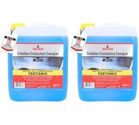 Anticongelante para parabrisas NIGRIN ENERGIZER ready-mix -18°, de acción rápida, no deja manchas y evita la recongelación, azul, 5 litros (Paquete de 2)