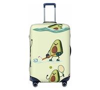 Anticsao Avocado Keep Calm - Funda para equipaje, lavable, a la moda, funda protectora de maleta antiarañazos, para hacer deporte, XL, 1, Aguacate para el ejercicio, M