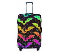 Anticsao Bats in The Dark - Funda elástica para equipaje de viaje, funda protectora para maleta, se aplica a maletas de 19 a 32 pulgadas, tamaño mediano, Black, L