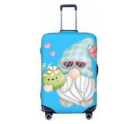 Anticsao Funda de equipaje de gnomos de girasol, fundas lavables para maleta, fundas de equipaje de moda, funda protectora de maleta antiarañazos, gnomos de girasol 3, pequeño, 1, Gnomo de verano,