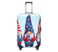 Anticsao Gnomes Hold The Letters Love - Funda de equipaje lavable, fundas de equipaje de moda, funda protectora de maleta antiarañazos, lindos gnomos en EE. UU. 1, XL, 1