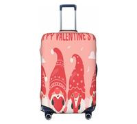 Anticsao Gnomes Hold The Letters Love - Funda de equipaje lavable, fundas de equipaje de moda, funda protectora de maleta antiarañazos, gnomos sostienen las letras amor, pequeña, 1