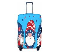 Anticsao Gnomes Hold The Letters Love - Funda de equipaje lavable, fundas de equipaje de moda, funda protectora de maleta antiarañazos, Día de la Independencia de Gnomos, pequeño, 1