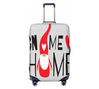 Anticsao Gnomes Hold The Letters Love - Funda de equipaje lavable, fundas de equipaje de moda, funda protectora de maleta antiarañazos, hogar de gnomos con un lindo gnomo, grande, 1