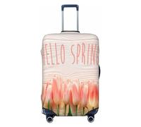 Anticsao Hippie Peace Love Funda para equipaje, fundas lavables para maletas de moda, funda protectora de maleta antiarañazos, Hello Spring, grande, 1