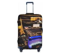 Anticsao Las Vegas Night - Maleta de viaje elástica unisex personalizada (18-21 pulgadas), White, L