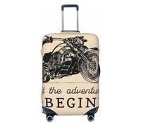 Anticsao Lighthouse Waves - Funda para equipaje de lluvia torrencial, fundas lavables para maleta, fundas de equipaje de moda, funda protectora de maleta antiarañazos, Let The Adventure Begin, XL, 1