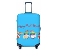 Anticsao Love Gnomes - Funda para equipaje, fundas lavables para maletas, fundas de equipaje de moda, funda protectora de maleta antiarañazos, gnomo LGBT, pequeño, 1 unidad