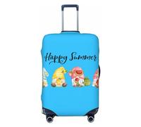 Anticsao Love Gnomes - Funda para equipaje, lavable, a la moda, antiarañazos, diseño de gnomo de verano, tamaño pequeño, 1 unidad