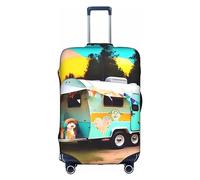 Anticsao You Make Me Happy Camper - Maleta de viaje elástica unisex personalizada (18-21 pulgadas), White, L