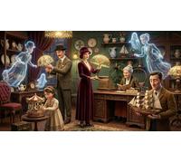 Anticuario Fantasmagórico Puzzle 1000 Piezas Adultos Y Niños,Anti-estrés,14 Años+,Deco Pared,Desafío,Regalo Ideal,Premium,Cartón,Rompecabezas,Relax,Reto,Educativo 52x38cm