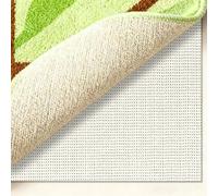 Antideslizante Alfombra 100 x 100 cm Protección Resistente contra Resbalones Recortable Antideslizante Multiusos para Parqué O Baldosas, Blanquecino