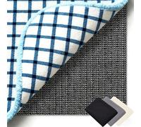 Antideslizante Alfombra 100 x 137 cm Multiusos de PVC, Lavable, Cortable, Reutilizable y sin Olores, Estera Universal Antideslizante Adecuado para Parqué O Baldosas, Negro