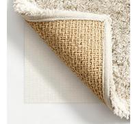 Antideslizante Alfombra 140 x 280 cm con Agarre Extra Alfombra Multiusos Corte a Medida para Alfombras, Cajones, Estanterías, Bandeja, Blanquecino