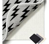 Antideslizante Alfombra 210 x 260 cm Multiusos de PVC, Lavable, Cortable, Reutilizable y sin Olores, Antideslizante Alfombra Base Adecuado para Parqué O Baldosas, Blanco