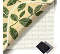 Antideslizante Alfombra 210 x 260 cm Multiusos de PVC, Lavable, Cortable, Reutilizable y sin Olores, Base Alfombrilla Antideslizantes Adecuado para Parqué O Baldosas, Blanco