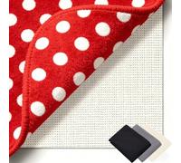 Antideslizante Alfombra 210 x 260 cm Multiusos de PVC, Lavable, Cortable, Reutilizable y sin Olores, Estera Universal Antideslizante Adecuado para Parqué O Baldosas, Blanco