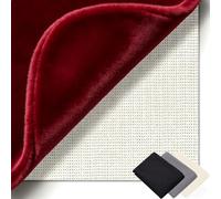 Antideslizante Alfombra 210 x 260 cm Multiusos de PVC, Lavable, Cortable, Reutilizable y sin Olores, PVC Base Antideslizante para Alfombra Adecuado para Parqué O Baldosas, Blanco