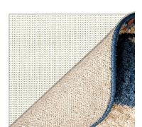 Antideslizante Alfombra 40 x 160 cm de PVC Base Antideslizante Alfombra Protección Resistente contra para Alfombras Cajones Estantes Bandeja, Blanquecino