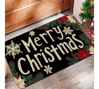 Antideslizante Alfombra 50x80 cm Copos De Nieve Dorados Felpudo Exterior Terciopelo Corto Absorbentes Antideslizante Lavable para Baño Cocina Oficinas Alfombras Puerta Entrada