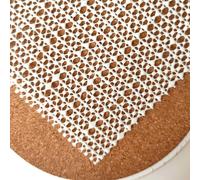 Antideslizante Alfombra 60 x 140 cm de PVC Estera de Agarre Corte a Medida para Suelos Duros y Lisos Cajones, Estantes y Bandejas, Blanquecino