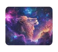 Antideslizante Alfombrilla de Ratón, Hermoso león en la inmensidad del Espacio, Eco-Friendly Alfombrilla Ratón, Tapete de Juego, 25X30cm, Gamers, Trabajo, Laptop