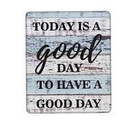 Antideslizante Alfombrilla de Ratón, Hoy es un Buen día para Tener un Buen día. Alfombrilla Bordes Cosidos Gaming Mouse Pad 25X30cm para Jugadore Ratón Ordenador