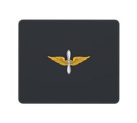 Antideslizante Alfombrilla de Ratón, Insignia de la Rama de aviación del Ejército de los Estados Unidos, Portátil Alfombrilla Gaming, Mouse Mat, 25X30cm, Jugadore, Juegos, Trabajo