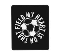 Antideslizante Alfombrilla de Ratón, Mi corazón está en Ese Campo Alfombrilla Base de Goma Mouse Mat 25X30cm para Juegos Laptop PC