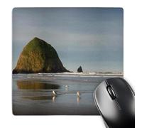 Antideslizante Alfombrilla De Ratón para Juegos Haystack Rock En Cannon Beach, Oregón 25X30Cm, Alfombrilla De Ratón Multifuncional Gaming Mouse Pad para Trabajo Laptop Pc