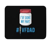 Antideslizante Alfombrilla de Ratón, Proceso de Embarazo Que Dice procedimientos de fertilización médica FIV Alfombrilla Bordes Cosidos Tapete de Juego 25X30cm para Jugadore PC Juegos