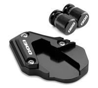 Antideslizante ampliado para R1300GS para ADV 2024 2025 2026 para R1300RT Almohadilla De Soporte Motocicleta Accesorios Placa Extensión Lateral(Set Black)