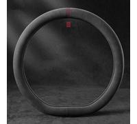 Antideslizante Cubierta de Volante para VW Golf 8/VIII Variant 2020-2025,Funda Volante Transpirable Cubre Volante de Cuero de Microfibra 37-38cm para Todas Las Estaciones,Type D-Red