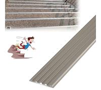 Antideslizante De Borde Escalonado Ancho 4cm/5cm, Cantonera Protector | Perfil Para Cantos Escaleras, Espesor 2.6mm, Decoración De Seguridad Para Pisos, Fácil De Instalar(Grays,W 5cm)