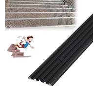 Antideslizante De Borde Escalonado Ancho 4cm/5cm, Cantonera Protector | Perfil Para Cantos Escaleras, Espesor 2.6mm, Decoración De Seguridad Para Pisos, Fácil De Instalar(Black,W 4cm)
