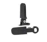 antideslizante Estriberas 2 pedales de metal plegables para bicicletas eléctricas y motocicletas(Single hole)