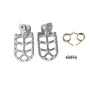 antideslizante Estriberas RMZ 450 250 RMX450Z RM125 Reposapiés delantero Compatible con SUZUKI Tenere 660 XTZ XT660Z RMZ250 RMZ450 RMX450(Silver)