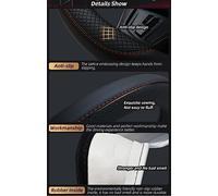 Antideslizante Funda Volante Coche Cubierta para Volante Coche Accesorios para Automóviles para Mini para Cooper R56 para Clubman para Countryman para Clubvan para Coupe(Púrpura)