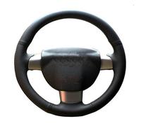 Antideslizante Funda Volante Coche Cubierta Volante Coche Cosida A Mano para Ford para Focus 2 2005 2006 2007 2008 2009 2010 2011(Beige Thread)