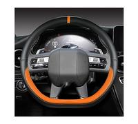 Antideslizante Funda Volante Coche para Citroen DS3 DS4 DS5 DS5 DS 5LS DS6 DS7 DS9 Antideslizante En Forma D Cubierta Volante Coche(Naranja)