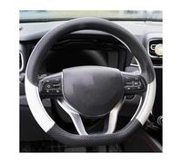 Antideslizante Funda Volante Cubierta Volante En Forma D Coche Trenza Universal En Moda Antideslizante Auto Car Styling(Blanco)