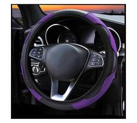 Antideslizante Funda Volante para Lancer para Captiva Accesorios para Automóviles Cubierta Manija Automóvil Cubiertas Volante Fibra Carbono Cuero PU(Púrpura)